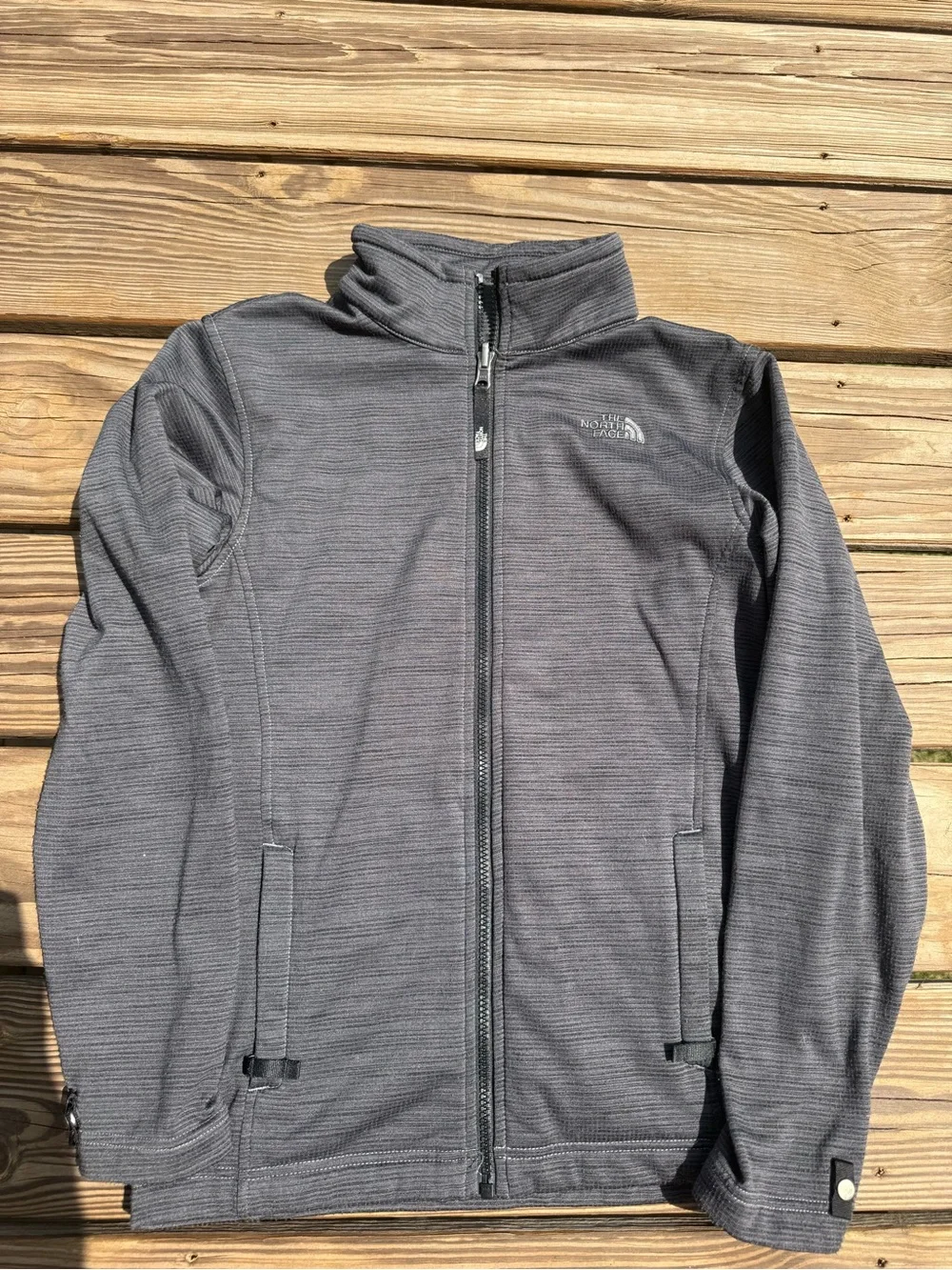 The North Face Men's Charcoal Full-Zip Shirt Jacket